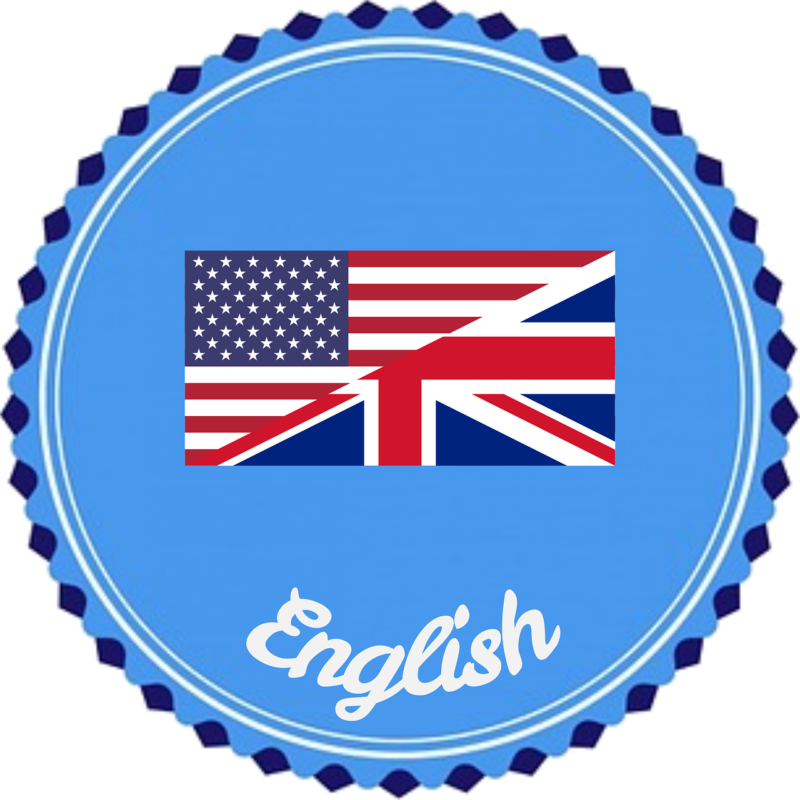 アメリカとイギリスの半分づつの国旗のデザイン